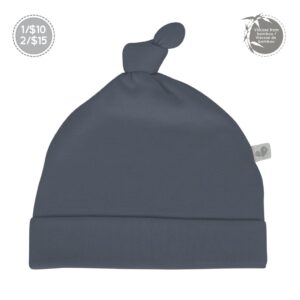 *PERLIMPINPIN Bonnet à noeud bambou - MARINE