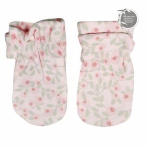 *PERLIMPINPIN Mitaines anti-égratignures bambou FLEURS