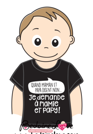 Bédaine Love Je demande à Mamie et Papy