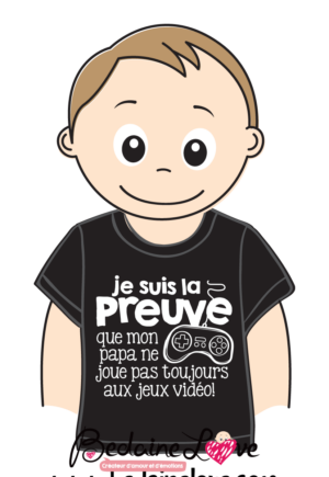 Bédaine Love PAPA JEUX VIDÉO