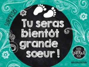 Boite WOW Tu seras bientôt grand soeur