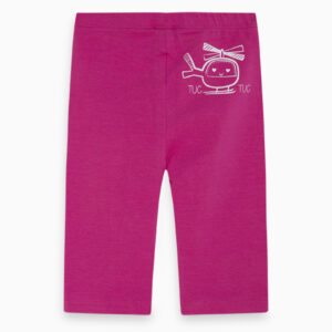 TUCTUC PRINTEMPS FILLE  LEGGINGS BASIC ROSE