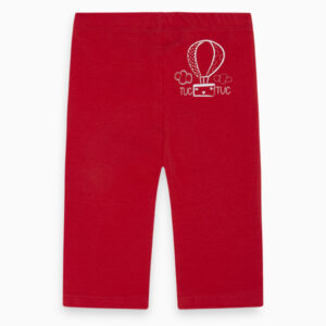 TUCTUC PRINTEMPS FILLE  LEGGINGS BASIC ROUGE