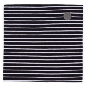 NANO PRINTEMPS FOULARD EN JERSEY NOIR LIGNÉ