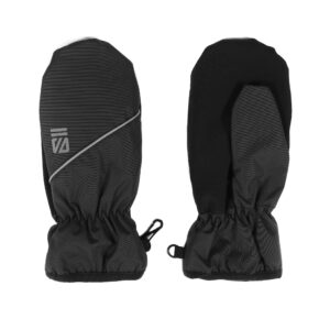 NANO AUTOMNE/PRINTEMPS MITAINES EN NYLON MI-SAISON AVEC ÉTÉMENTS RÉFLÉCHISSANTS. NOIR (QUANTITÉ LIMITÉ EN STOCK)