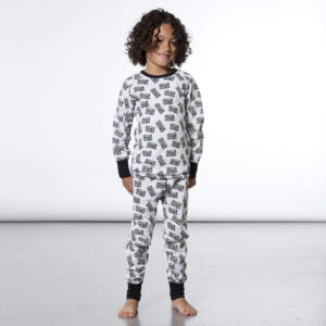 DEUX PAR DEUX GARÇON. PYJAMA "GAME OVER" BRILLANT DANS LE NOIR