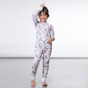 DEUX PAR DEUX PYJAMA LICORNE ET ROSES, FILLE