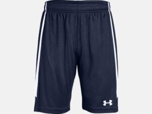 UNDER ARMOUR GARÇON SHORT MARINE A BANDE BLANCHE