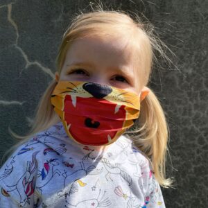 MASQUE ALTERNATIF NON MEDICAL POUR ENFANT ET ADULTE DEUX PAR DEUX TIGRE