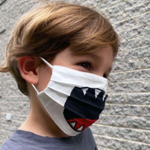 MASQUE ALTERNATIF NON MEDICAL POUR ENFANT ET ADULTE DEUX PAR DEUX REQUINS