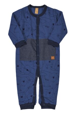 UPBABY GARÇON Romper bleu ours
