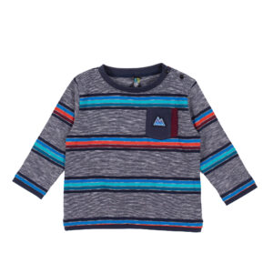 NANO BÉBÉ GARÇON. PENTE ÉCOLE chandail rayer