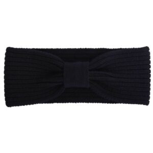 -LP BANDEAU DE TÊTE EN TRICOT (NOIR)