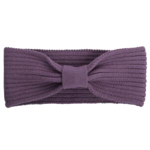 LP BANDEAU DE TÊTE EN TRICOT (PRUNE)