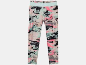 UNDER ARMOUR SOLDE FILLE Legging 3/4 imprimé corail HeatGear