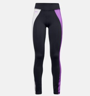 UNDER ARMOUR SOLDE FILLE Legging noir à bandes Coldgear