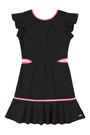 GLOSS GRANDE FILLE. robe noir