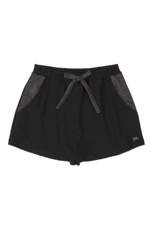 GLOSS PETITE FILLE. ET GRANDE FILLE.  jupe short noir