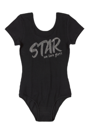 GLOSS PETITE FILLE. ET GRANDE FILLE.  bodysuit noir
