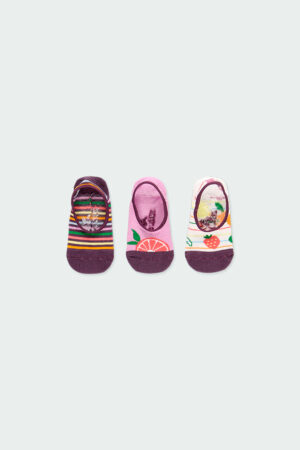 BOBOLI SUMMER FRUIT Pack de 3 chaussettes