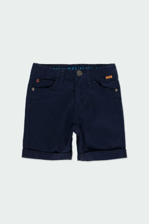 BOBOLI ÉTÉ GARÇON. short Bermuda en toile marine