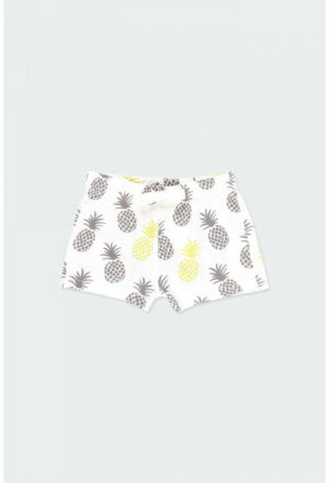BOBOLI FILLE ORGANIC FRUIT FILLE short imprimé ananas