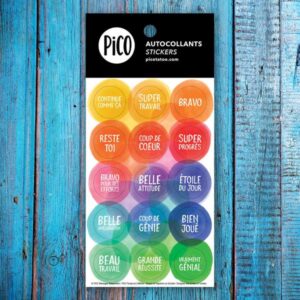 PICO AUTOCOLLANTS-MOT D'ENCOURAGEMENT