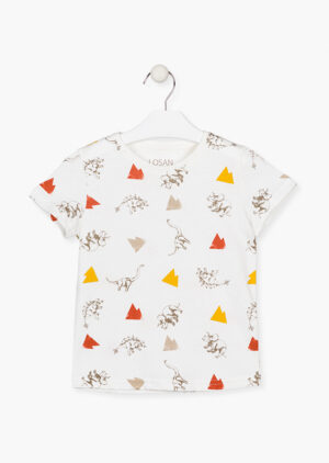LOSAN ÉTÉ GARÇON. DINOSAURE T-SHIRT YVOIRE