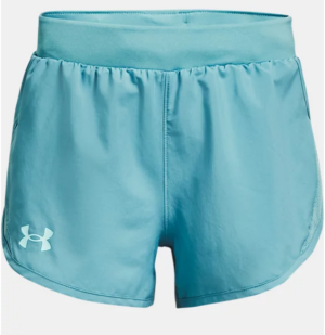UNDER ARMOUR SOLDE FILLE Short UA Fly-By turquoise