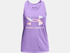 UNDER ARMOUR SOLDE FILLE camisole UA Tech™ Big Logo Graphic violet