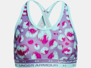 UNDER ARMOUR SOLDE FILLE bralette de sport imprimé UA Crossback pour fille violet