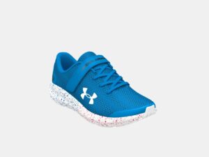 UNDER ARMOUR SOULIER DE COURSE 10.5 à 3 bleu a semelle blanche