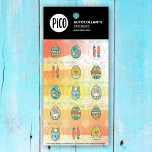 PICO AUTOCOLLANTS Les cocos de Pâques