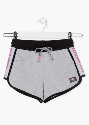 LOSAN GRANDE FILLE GIRL PWR SHORT GRIS
