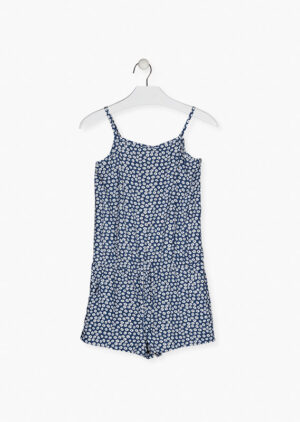 LOSAN GRANDE FILLE JUMPER FLEURIT BLEU