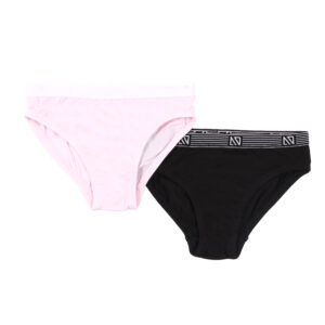 NANO SOUS-VÊTEMENTS CULOTTE, PAQUET DE 2 NOIR, ROSE