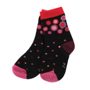 NANO BÉBÉ FILLE. PAIX ET AMOUR CHAUSSETTES