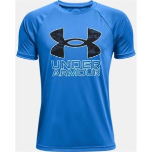 UNDER ARMOUR GARÇON t-shirt UA Tech™ Hybrid Print Fill pour garçon bleu