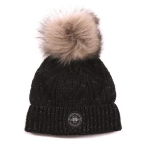 NANO HIVER TUQUE À POMPON CHARCOAL MONT SAINT ÉLIE
