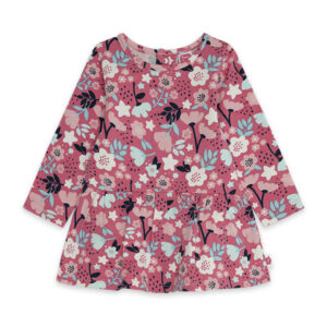 TUCTUC BÉBÉ FILLE. RENARD ROBE FLEURIT