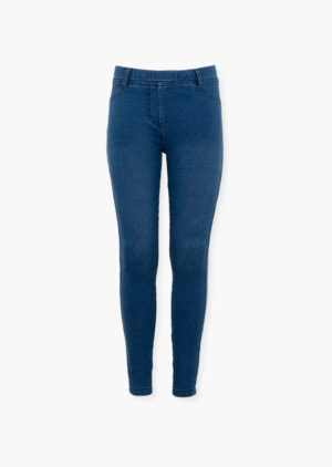 LOSAN AUTOMNE GRANDE FILLE JEGGING FLEECE DENIN BLEU (EN STOCK)