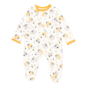 BOBOLI AUTOMNE NORTH SAILOR PYJAMA BLANC ET JAUNE