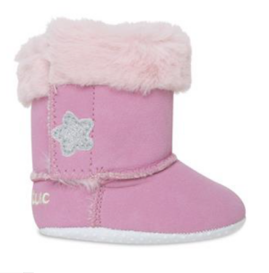 TUCTUC BÉBÉ FILLE. RENARD PANTOUFFLE ROSE