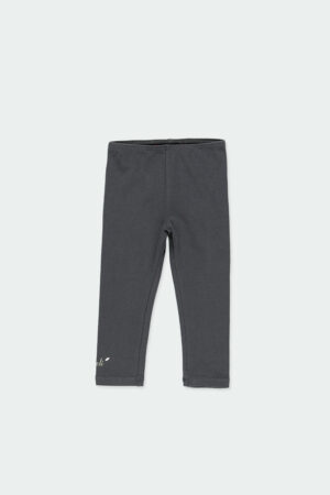 BOBOLI AUTOMNE FILLE BASIC LEGGING GRIS FONCÉ