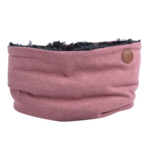 LP U FOULARD EN COTON DOUBLÉ (AUBERGINE)