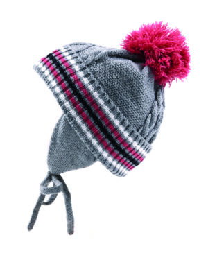 PELUCHE & TARTINE TUQUE TRICOT AVEC CORDON JUSQU'À 2/5Y MAURA