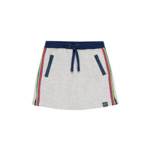BOBOLI FILLE. MOUNTAIN COLORS JUPE EN MOLLETON GRIS