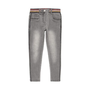 BOBOLI FILLE. MOUNTAIN COLORS JEANS MOU GRIS