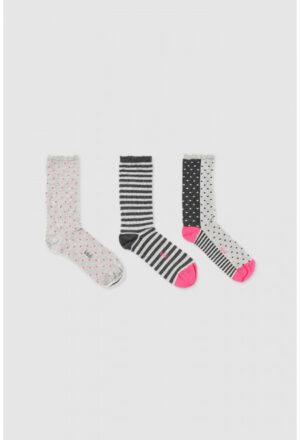 BOBOLI FILLE. CHAUSSETTE PAQUET DE 3 GRANDE FILLE