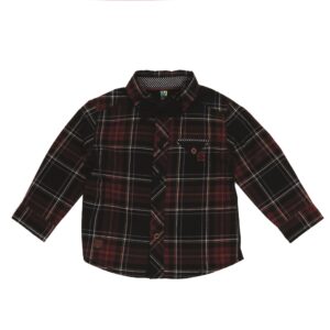 -NANO NOEL BÉBÉ GARÇON. CHEMISE À CARREAU